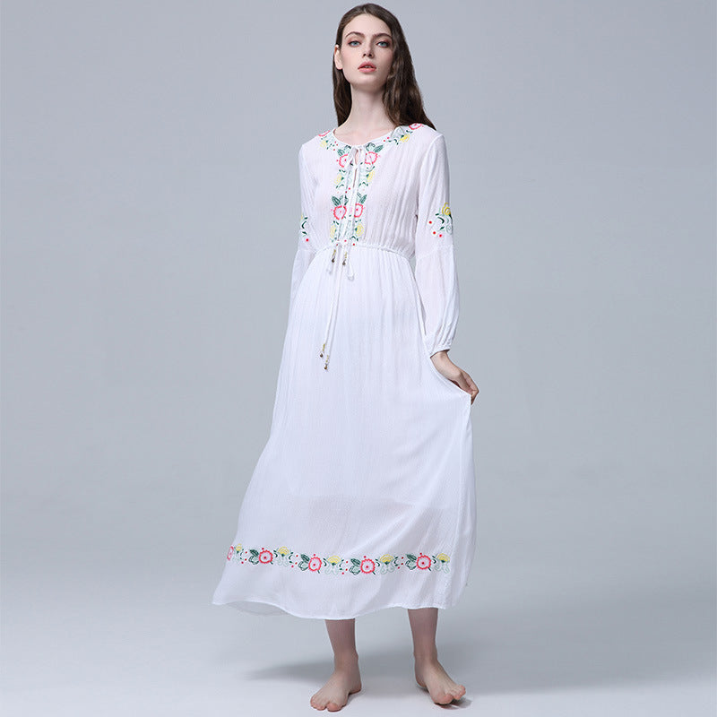 Beth Dutton Bohemian Dress Winter Autumn Midi Dresses Elegant Dress