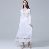 Beth Dutton Bohemian Dress Winter Autumn Midi Dresses Elegant Dress
