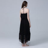 Beth Dutton Bohemian Summer Spring Midi Dress Embroidered Flowers Strap Tube Top