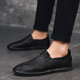 Men's Loafers Relaxedfit Slipon Loafer Men Shoes Fall Casual Leather Shoes Male Summer Men's Shoes