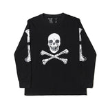Vlone Sweatshirt Life Skull Bone Large V Pullover Sweater Hip Hop Long Sleeve Trendy Men And Women