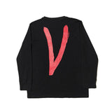 Vlone Sweatshirt Men'S Clothing Long Sleeve Trendy Women'S Large Size Retro Sports Tshirt Top
