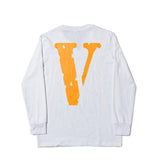 Vlone Sweatshirt Men'S Street Men'S Longsleeved Tshirt Plus Size Retro Sports Top