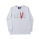 Vlone Sweatshirt Men'S Clothing Long Sleeve Trendy Women'S Large Size Retro Sports Tshirt Top