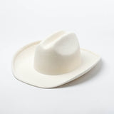 Beth Dutton Hat Autumn and Winter White Wool Men's and Women's Wool Felt Fedora Hat Top Hat