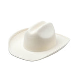 Beth Dutton Hat Autumn and Winter White Wool Men's and Women's Wool Felt Fedora Hat Top Hat