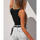 Coachella Music Festival Outfits Sexy Jumpsuit Breathable Bottoming Knitted