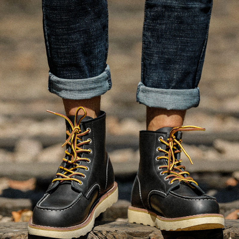 Men's Boots Work Boot Men Casual Hiking Boots Dr. Martens Boots Men's High-Top Retro Trendy Autumn and Winter