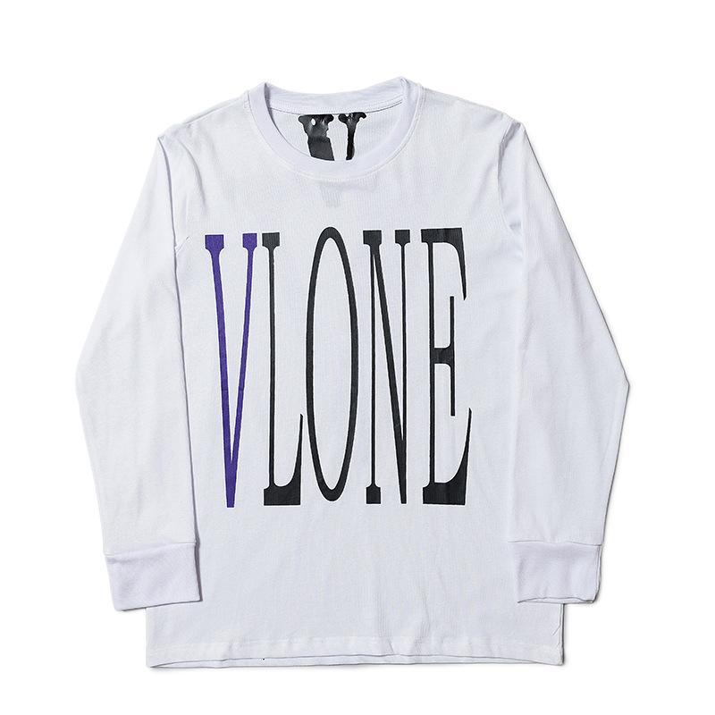 Vlone Sweatshirt Autumn And Winter Long Sleeve Tshirt Versatile Top