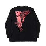 Vlone Sweatshirt Autumn And Winter Men'S Clothing Wholesale Popular Large V Long Sleeve Tshirt