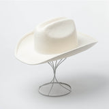 Beth Dutton Hat Autumn and Winter White Wool Men's and Women's Wool Felt Fedora Hat Top Hat
