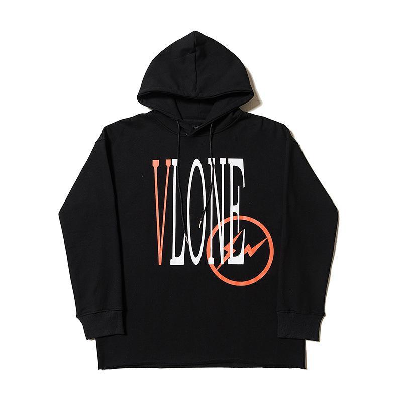 Vlone Hoodie Men'S Casual Popular Pullover Hooded Sweater Teen Coat