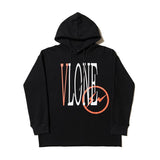 Vlone Hoodie Men'S Casual Popular Pullover Hooded Sweater Teen Coat