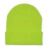 Red Beanie Hat Solid Color Winter Hat Warm Knitted Hat Men