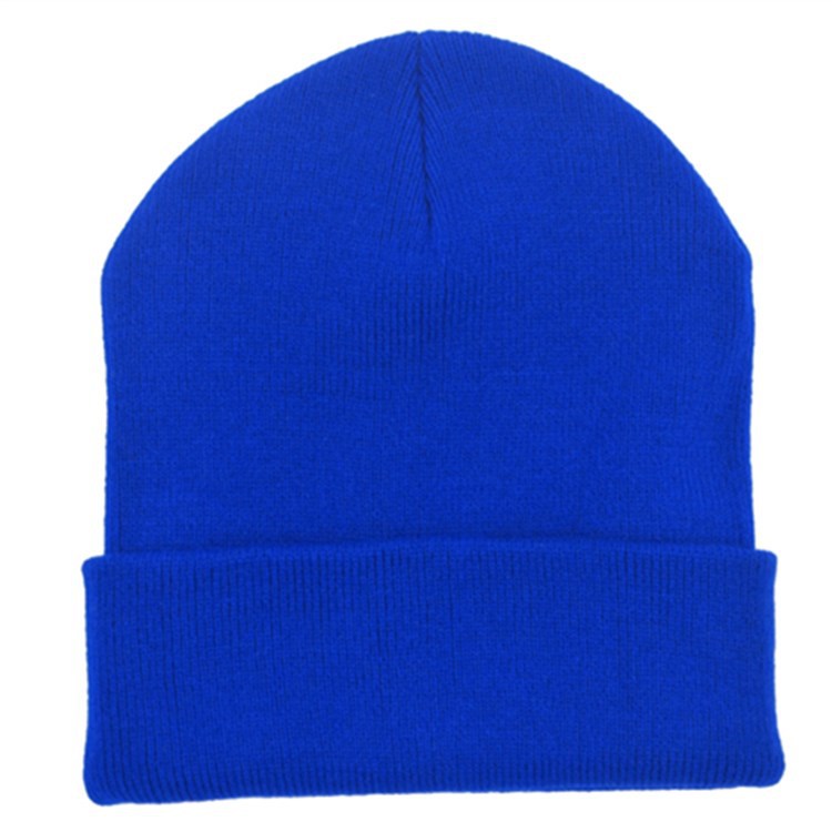 Red Beanie Hat Solid Color Winter Hat Warm Knitted Hat Men