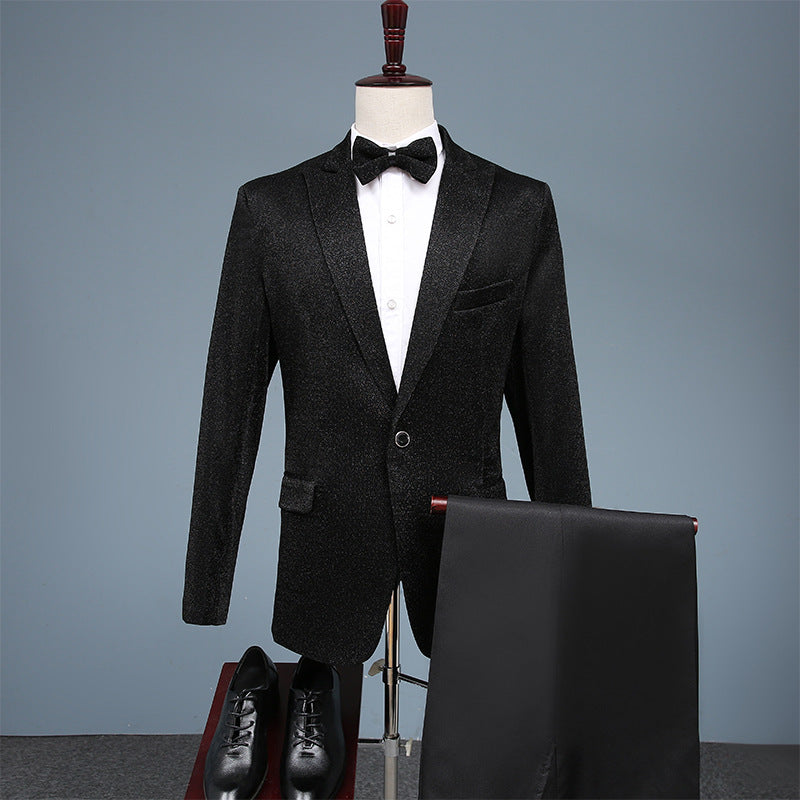 Black Tie Attire Slim Fit Suit Suit Gown