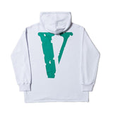Vlone Hoodie Printing Hooded Jacket Coat Autumn And Winter Clothing