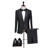 Black Tie Attire Suit Groom Dress