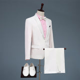 Black Tie Attire Suit Set Three-Piece Set Slim Groom Dress