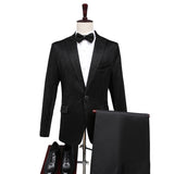 Black Tie Attire Slim Fit Suit Suit Gown