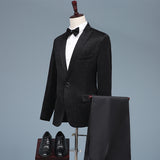 Black Tie Attire Slim Fit Suit Suit Gown