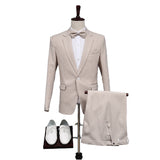 Black Tie Attire Suit Slim-Fit Performance Dress