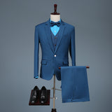 Black Tie Attire Suit Slim Business Dress