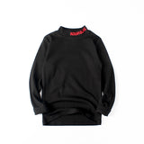 Children Long Sleeve Shirts Autumn and Winter Cotton Men's Long Sleeve Solid Color