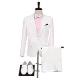 Black Tie Attire Suit Set Three-Piece Set Slim Groom Dress
