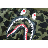 Bathing Ape Shorts Men's Shark Head Camouflage Elastic Waist Fifth Pants Middle Pants Casual Shorts