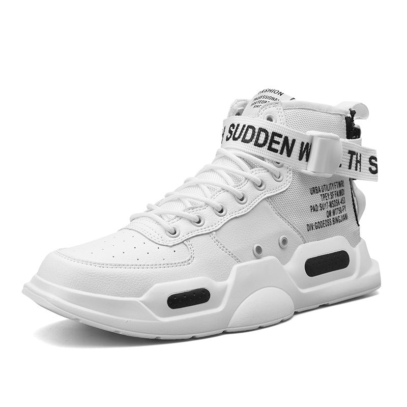 Men Sneakers Men Walking Shoes for Jogging Breathable Lightweight Shoes Men High-Top Board Shoe Personal Leisure Sneakers