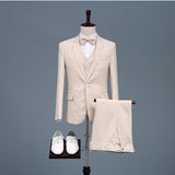 Black Tie Attire Suit Slim-Fit Performance Dress