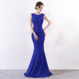 Burgundy Dress Formal Dress Women's Banquet Host Slim Fit Elegant Long Dress