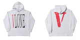 Vlone Hoodie Autumn And Winter Black And White Large Vshaped Female Men'S And Women'S Hoodie Coat