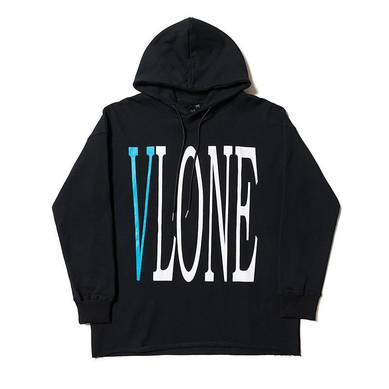 Vlone Hoodie Autumn And Winter Coat Hoodie Loose Men'S And Women'S Long Sleeves Hooded Sweater