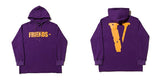 Vlone Hoodie Autumn And Winter Black And White Large Vshaped Female Men'S And Women'S Hoodie Coat