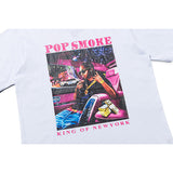 Vlone T Shirt Spring And Summer Spray Flower Portrait Short Sleeve