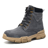 Men's Boots Work Boot Men Casual Hiking Boots Autumn High-Top Shoes Outdoor Mountaineering plus Size Men's Shoes
