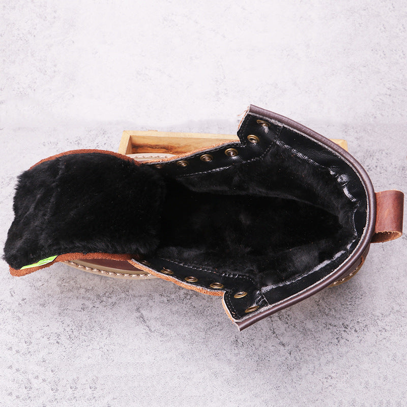 Men's Boots Work Boot Men Casual Hiking Boots High-Top Men's Shoes Work Shoes Dr. Martens Boots