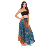 Gypsy Girl Outfits Skirt Beach Vacation Dress Two-Way Large Swing Skirt