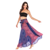 Gypsy Girl Outfits Skirt Beach Vacation Dress Two-Way Large Swing Skirt
