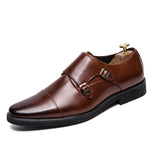 Men's Dress Shoes Classic Leather Oxfords Casual Cushioned Loafer Men Casual Trend Retro Shoes