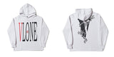 Vlone Hoodie Autumn And Winter Black And White Large Vshaped Female Men'S And Women'S Hoodie Coat