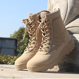 Desert Boots Tactical Military Boots Breathable High-Top Military Boots Outdoor Men's Shoes Desert Boots