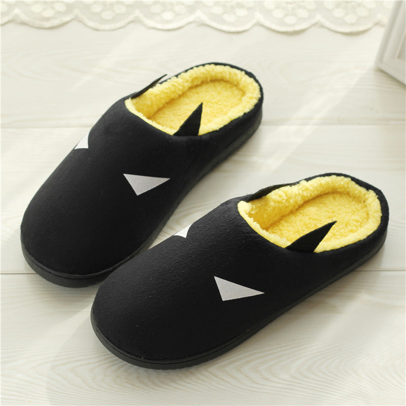 Cotton Slides Indoor Platform Home Slippers Men's and Women's Handmade Cotton Shoes