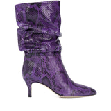 Python Boots Autumn and Winter Snake Pattern Knee High Snow Boots
