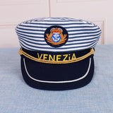 Captains Hat Navy Hat Blue Captain Hat a Sailor's Cap