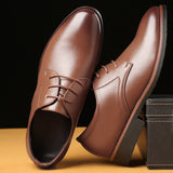 Men's Dress Shoes Classic Leather Oxfords Casual Cushioned Loafer  Men's Leather Shoes Business