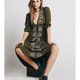 Beth Dutton Bohemian Dress Winter Autumn Maxi Dresses Beach Vacation Dress Dress