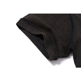 Askyurself T Shirt 2021 Sunset Fire Cloud Short Sleeve Distressed Oversize